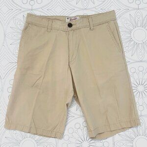 ORIGINAL PENGUIN Lt. Khaki Shorts Casual Chino Flat Front